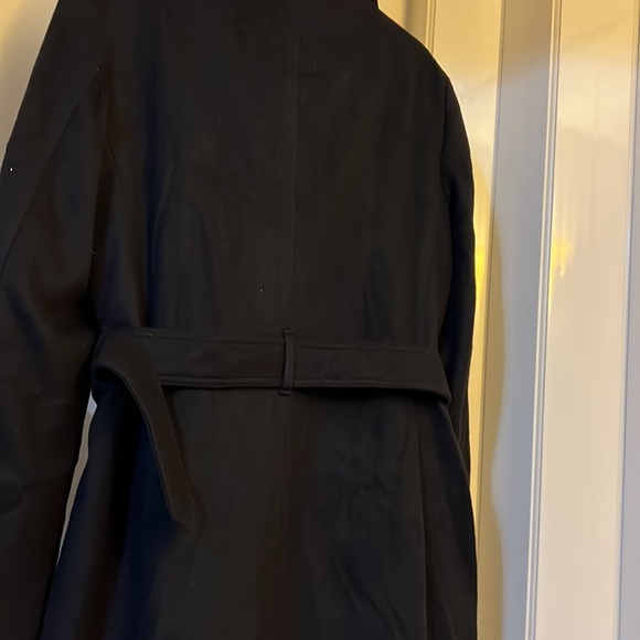 Burberry London wool cashmere Classic black coat 🧥 used a few times - Picture 4 of 14